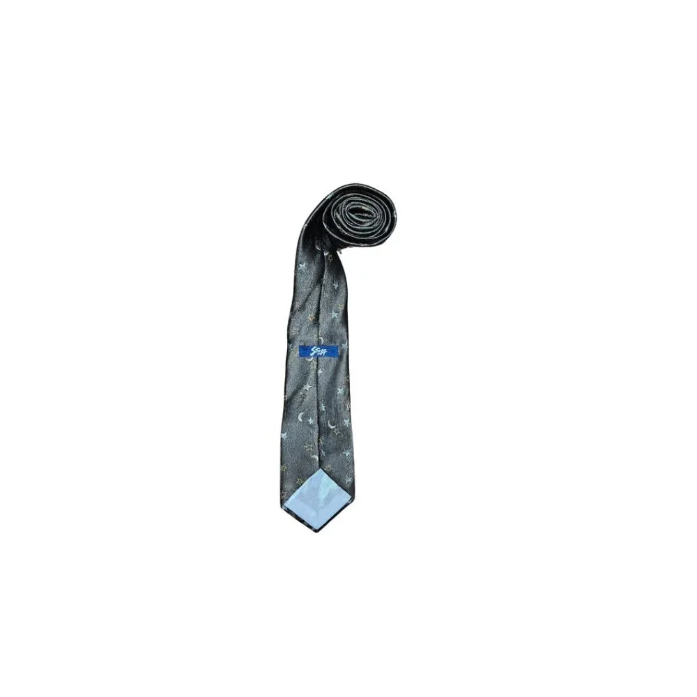 Vintage Stagg Boy's Green Starry Night Tie